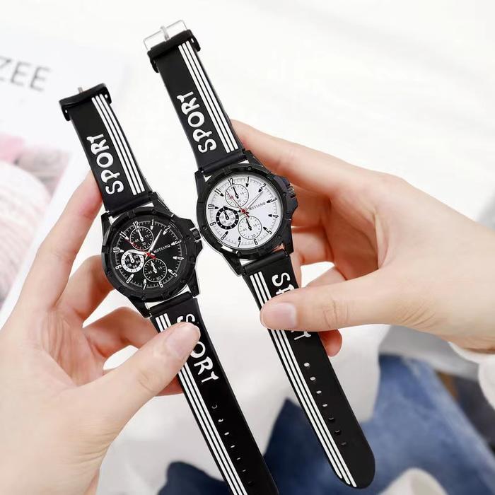 Sayishop Jam Tangan CandyCat Jam Tangan Sport Tali Leather / Jam Tangan Analog CandyCat PU Leather