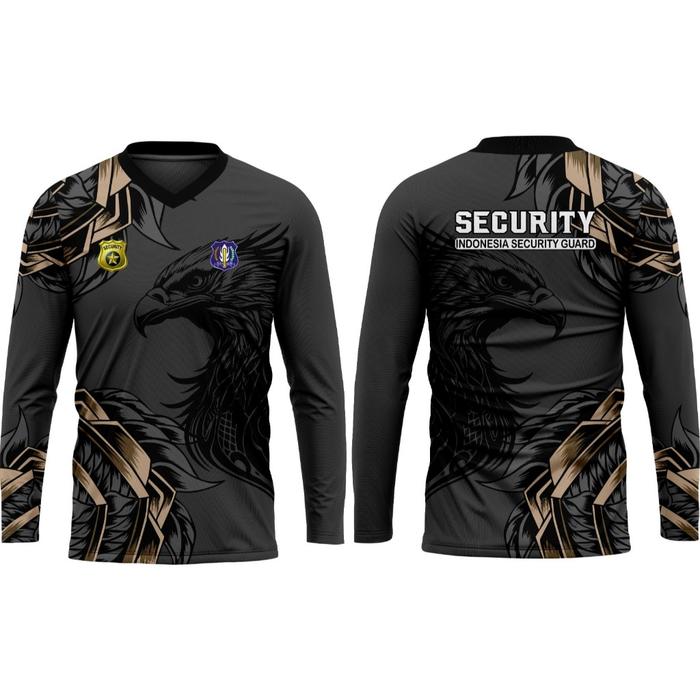 JERSEY SECURITY TERBARU 2025 FULLPRINTING BISA CUSTOM NAMA//KAOS SATPAM//COD