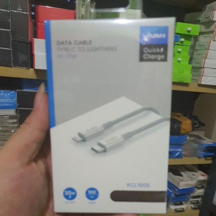 KABEL DATA Vivan KCL100s Data Cable PD Quick Charge Data Cable Type-C To Lightning For / buat hp iph