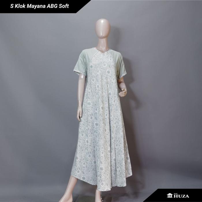 Batik Huza Daster Dewasa Batik Sedress Klok Mayana ABG Soft