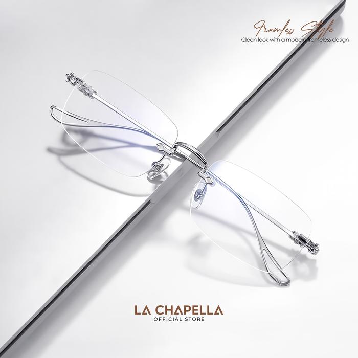 La Chapella Rimless Titanium Eyewear 1135-16096 | Photochromic | Blue Light Filter | Prescription Re