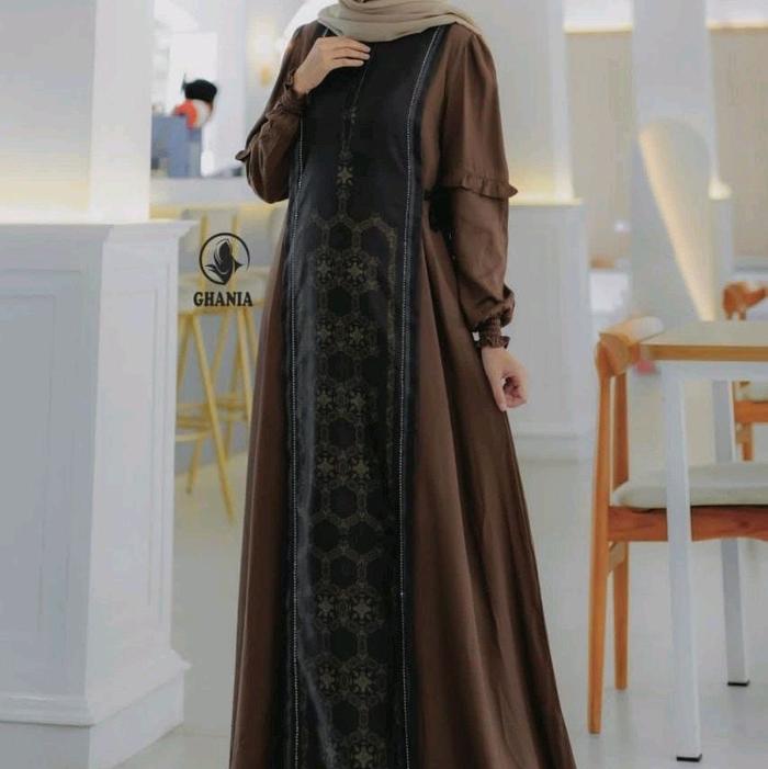 Ghania Shamila dress Ghania dress terbaru Dress Twill Dress Rayon