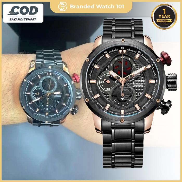 Jam Tangan Pria Alexandre Christie AC 6239 / AC6239 / AC 6492 / AC6492 Original Garansi Resmi 1 Tahu