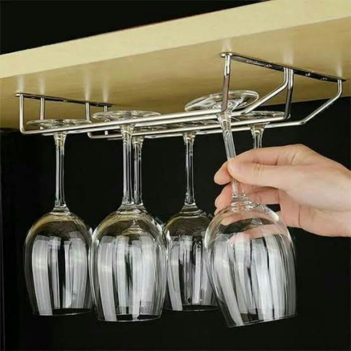 Gantungan gelas stainless sus 304 / Gantungan gelas wine