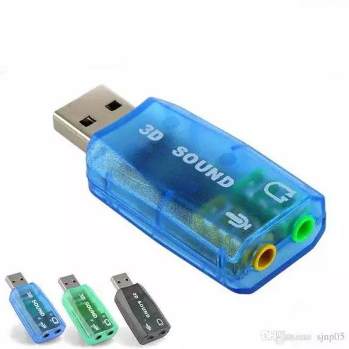 Sound Card 3D Adapter Usb 5.1 Channel External Sound Card Audio