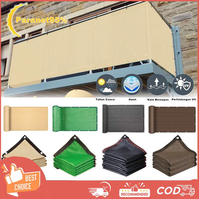 Paranet 95% Anti-UV Jaring/Jaring Paranet/Sun Shade Net Outdoor/jaring Anti Panas / Pagar Rumah Shad