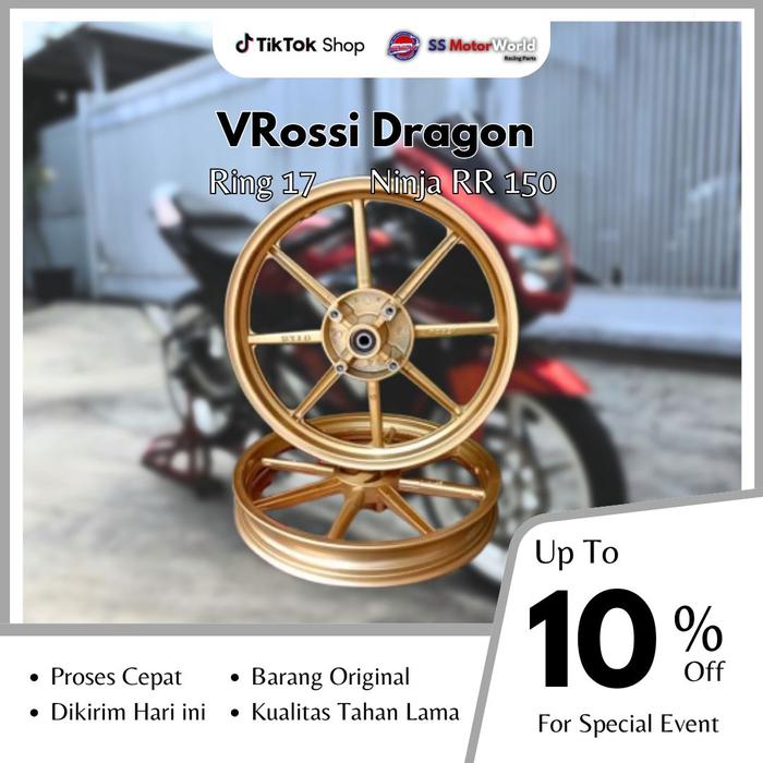 VELG ROSSI DRAGON NINJA R 185 215 RING 17