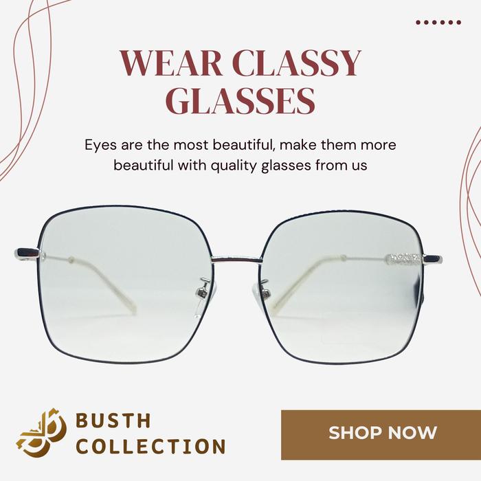 Kacamata Casual Wear Classy Wanita 8960 Eyewear - Kacamata Minus Glasses