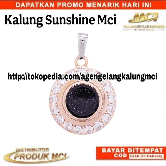 Kalung Sunshine Mci / Kalung Kesehatan Mci Original / Kalung Mci / Kalung Pendant Rantai Mci