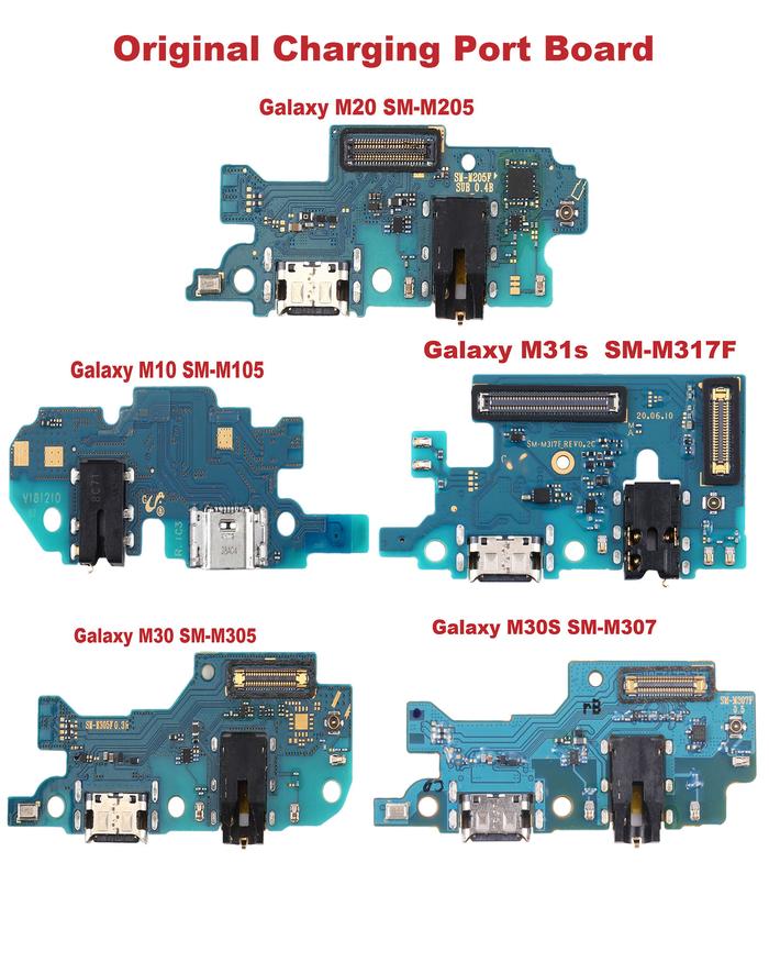 Original Charging Port Board For Galaxy M10/M20/M30/M30S/M31S