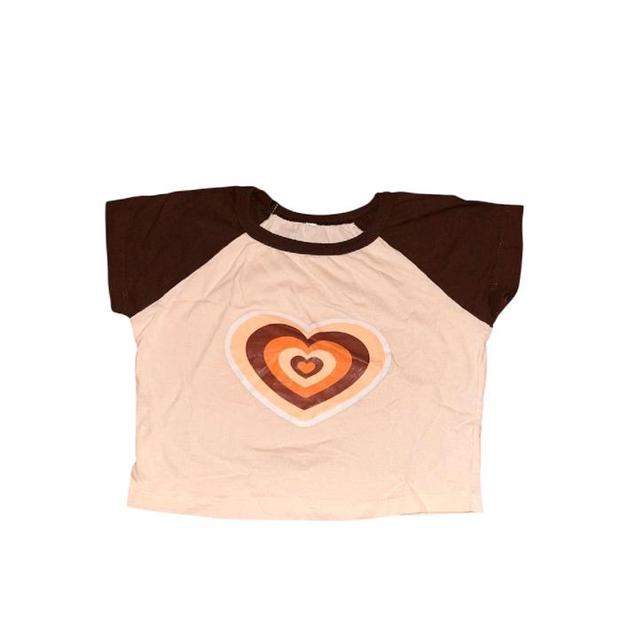 preloved crop top y2k hearts
