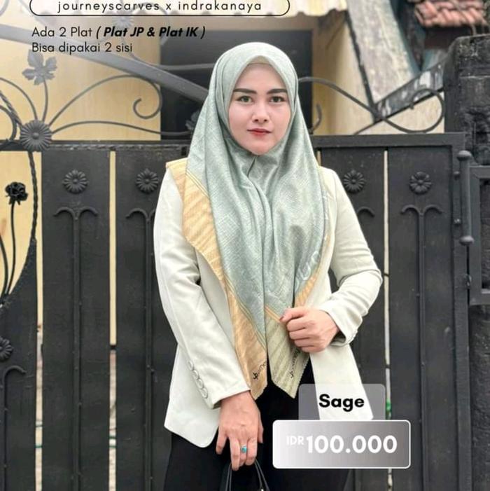MOLLA SERIES*   JP (Journey Scarves) x IK (Indra Kanaya) Harga 100.000  Info harga :  Retail 100.000