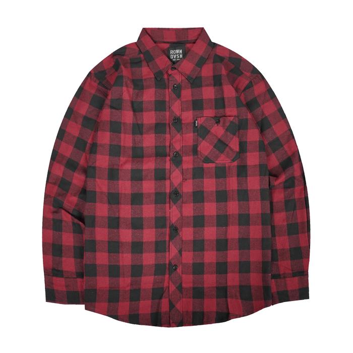 Rown Division Kemeja Flanel Delfi Red