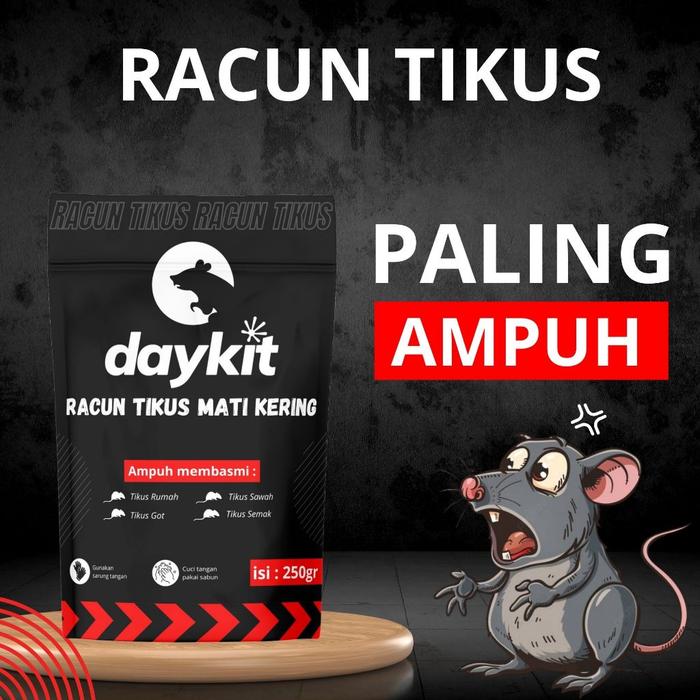 DAYKIT Ratkiller Racun Tikus Ampuh – Obat Pembasmi Tikus untuk Rumah Paling Ampuh Efektif