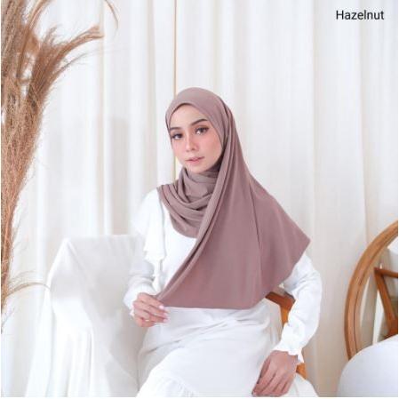 Ziya Instant - Pashmina Jersey - Albata Hijab  - Ziya Hazelnut