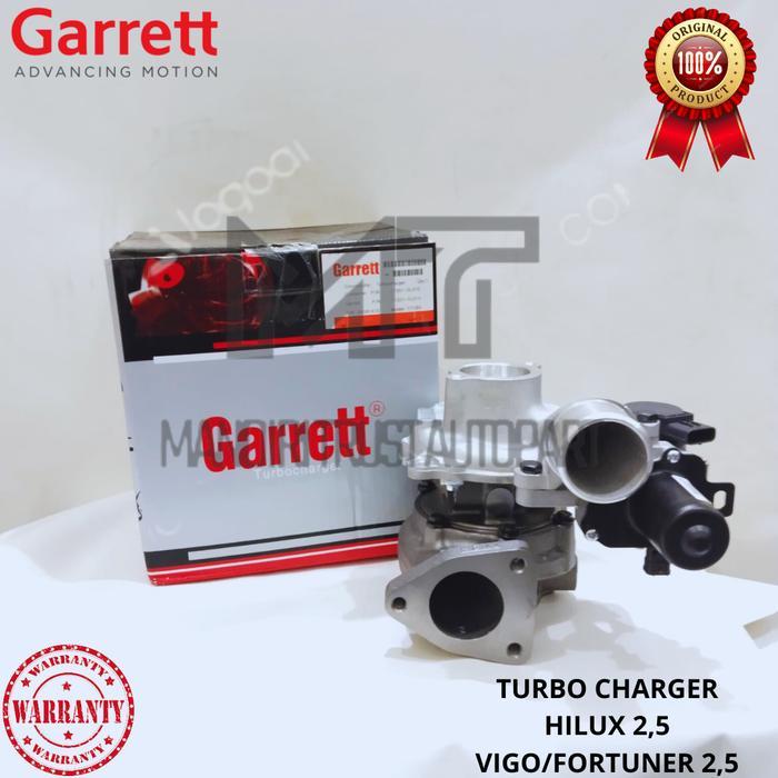 TURBO CHARGER KOMPLIT FORTUNER VIGO HILUX 2,5MERK GARRET ORIGINAL BERGARANSI GANTI BARU 17201-OL070