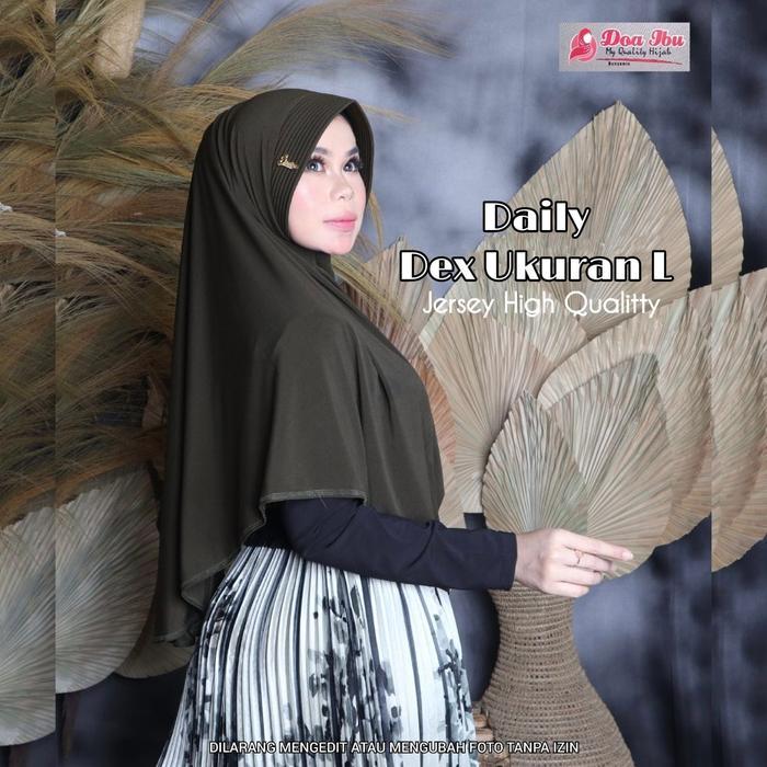 DOI Daily Dex Ukuran L Hijab Doa Ibu