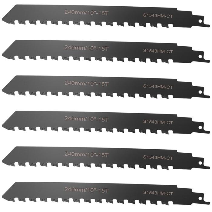 6X Reciprocating Saw Blade Carbide Tungsten Carbide For Cutting