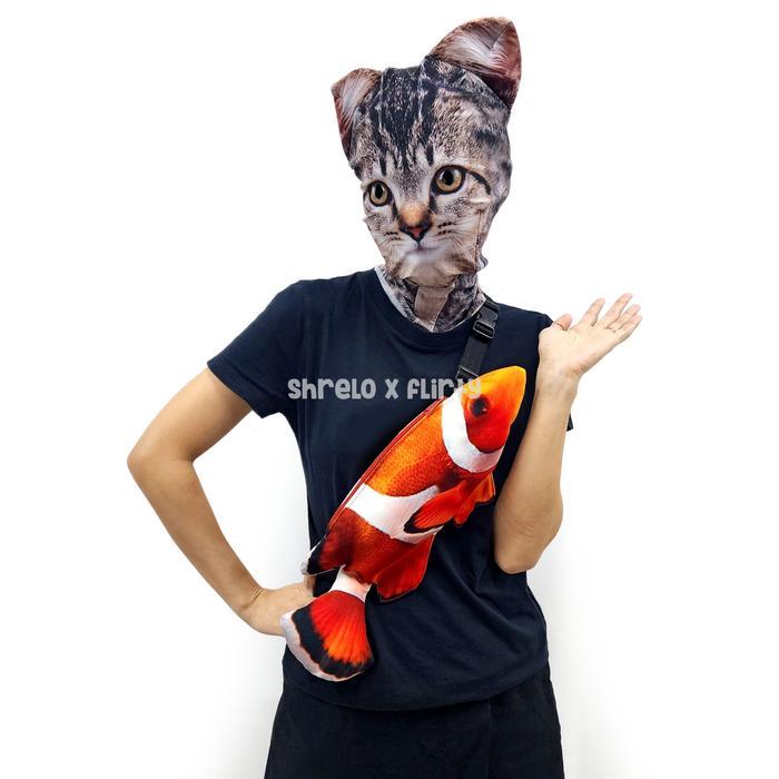 PROMO!! Tas Selempang Punggung Dada Ikan Anemone Nemo Anemon Unik Hobby Mancing Diving Sunmori Lari 