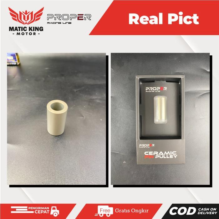PROPER RACING LINE BOSH RUMAH ROLLER BEAT GENIO DELUXE SCOOPY NEW 110 K0J K1A CERAMIC PULLEY