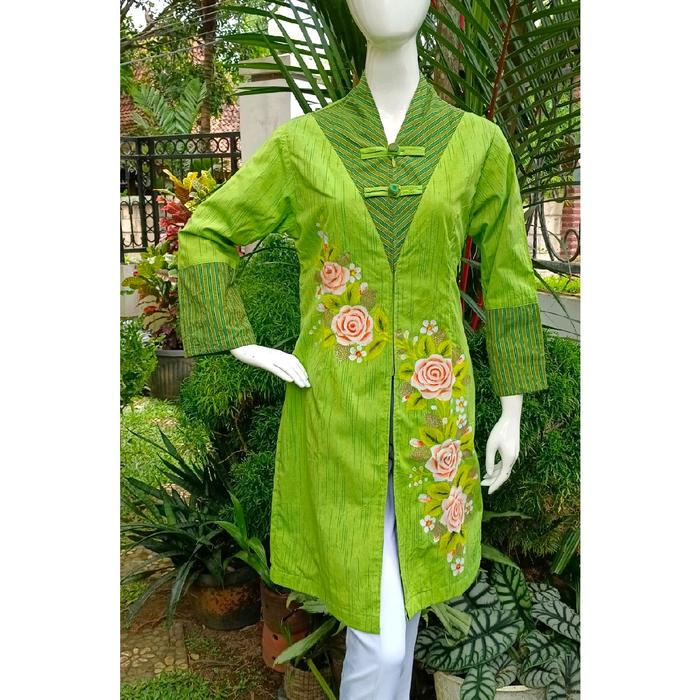 TUNIK KINAN, TUNIK WANITA LURIK LUKIS