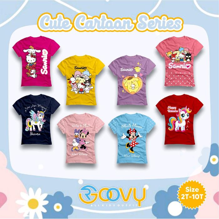 Baju anak prempuan groovy girls series cute cartoon