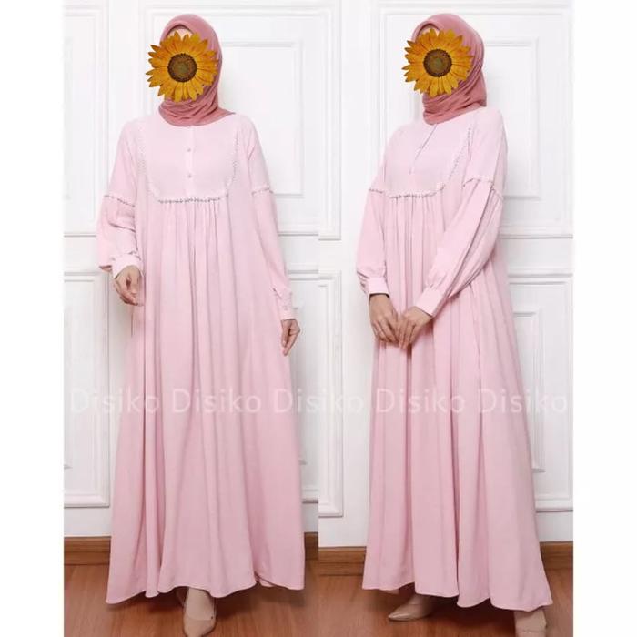 Jamilah Dress BY DISIKO Bahana crincle dobby