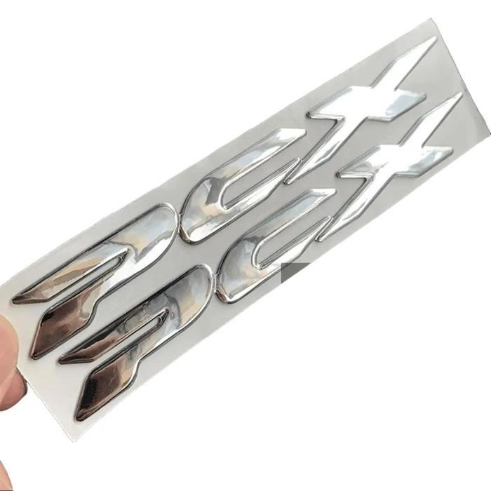 Emblem PCX 160 150 CBU Silver Gold Hitam Thailand - Aksesoris Motor stiker Motorcycle