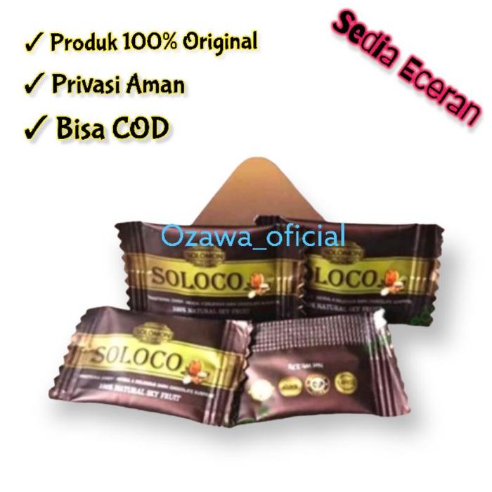 AMANSolocoOriginalCandyAsli100%AUObatPenambahStaminaPriaAmpuh