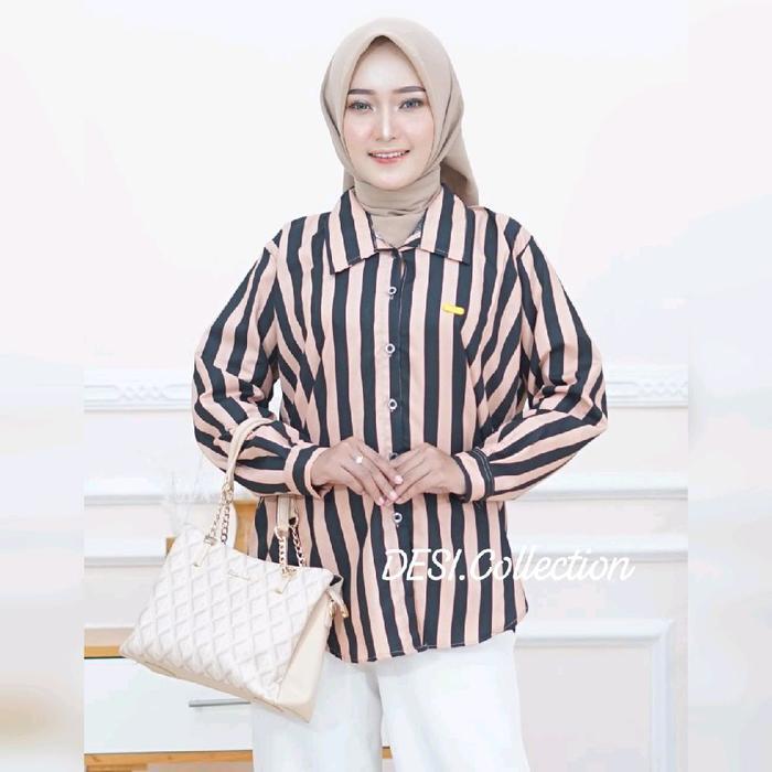 Atasan Salur Jumbo Ld 125 Katun Motif
