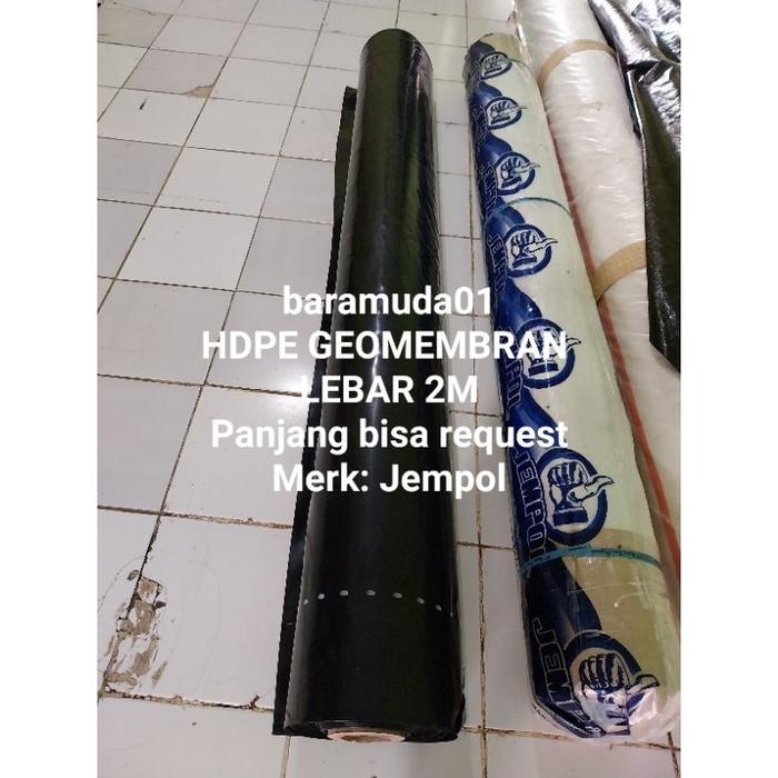 Terpal HDPE Geomembran Ketebalan 300Micron Lebar 2m kualitas terbaik