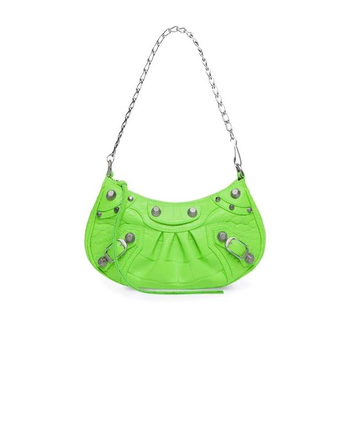 Geeluxury Mini Cagole Acid Green