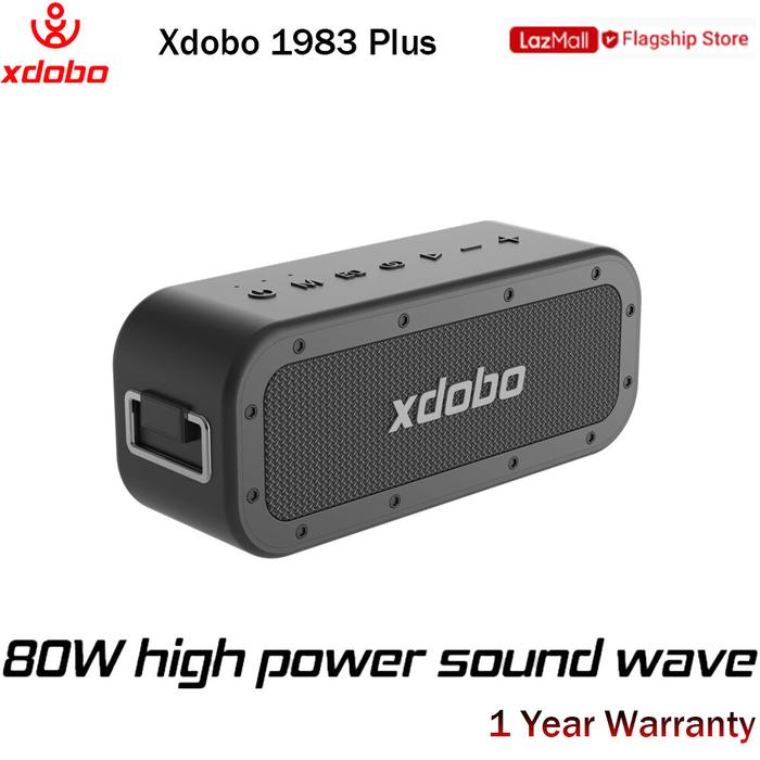 Xdobo 1983 Plus 80W Nirkabel Bluetooth Speaker High Power Super Bass