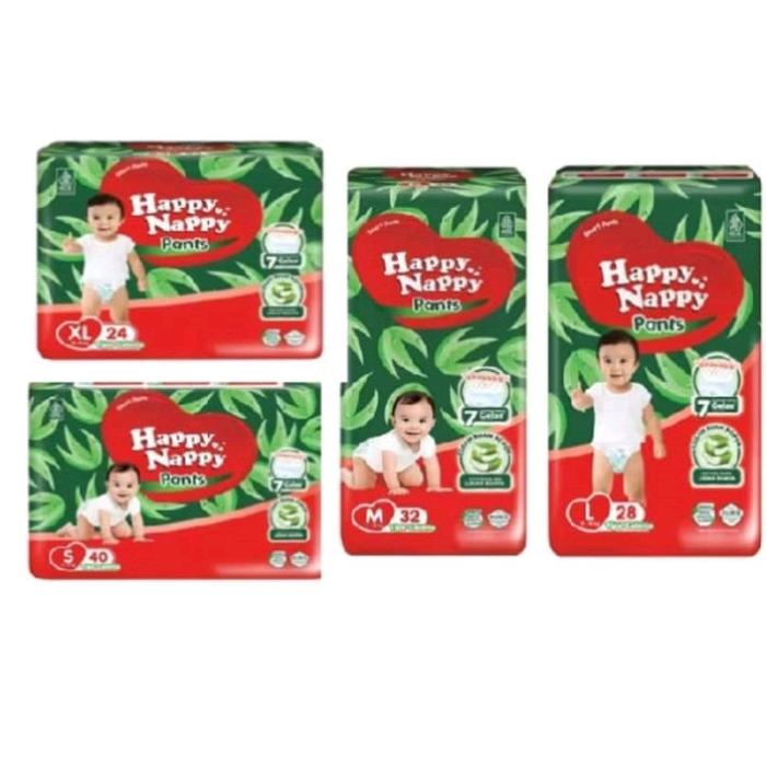 Happy Nappy Pants S40/M32/L28/XL24
