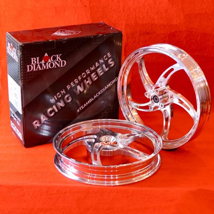 Termurah! Velg Black DIamond Aerox OLD NEW Chrome Model New Speed Bintang Laut K Speed King Speed