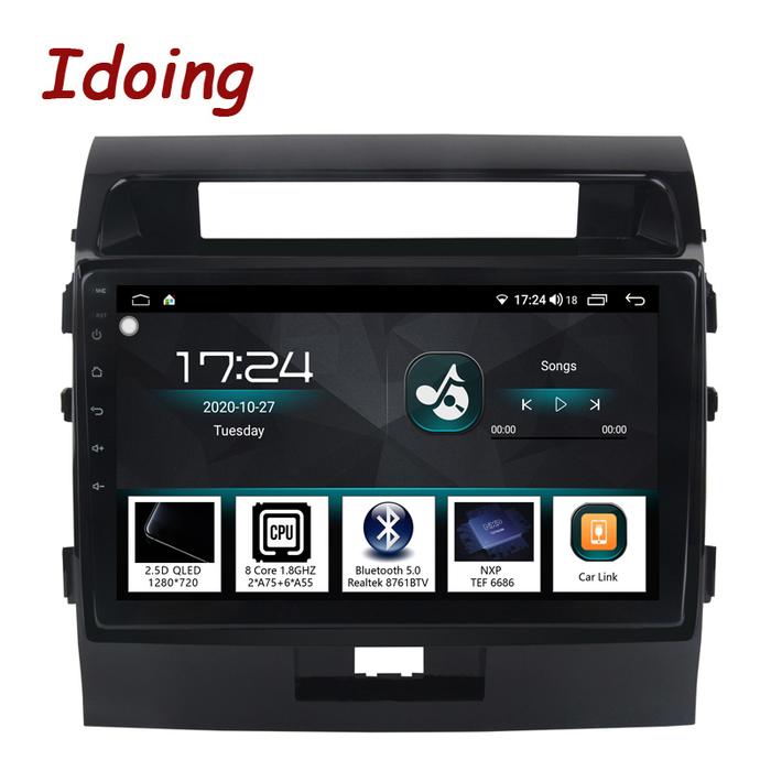 Idoing 10.24G64G Head Unit Car Radio Android Auto Multimedia Player Toyota_Land Cruiser 11 Lc200 200