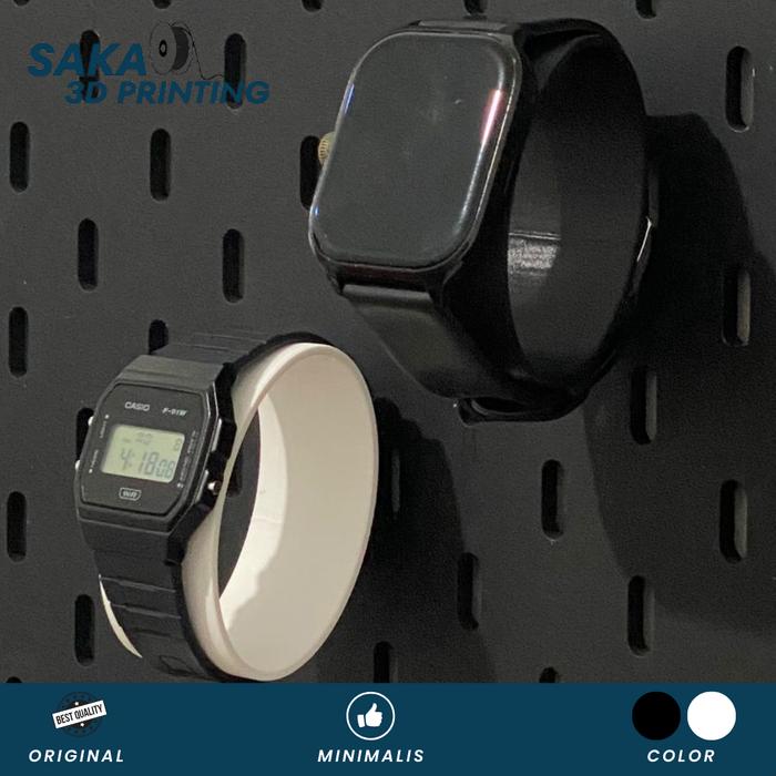 Holder Jam Tangan Universal Pegboard IKEA Skadis – Penyangga Jam Minimalis