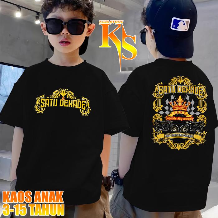 Kaos Anak KAOS SATU DEKADE CRKC//KAOS RX KING ORIGINAL 2023