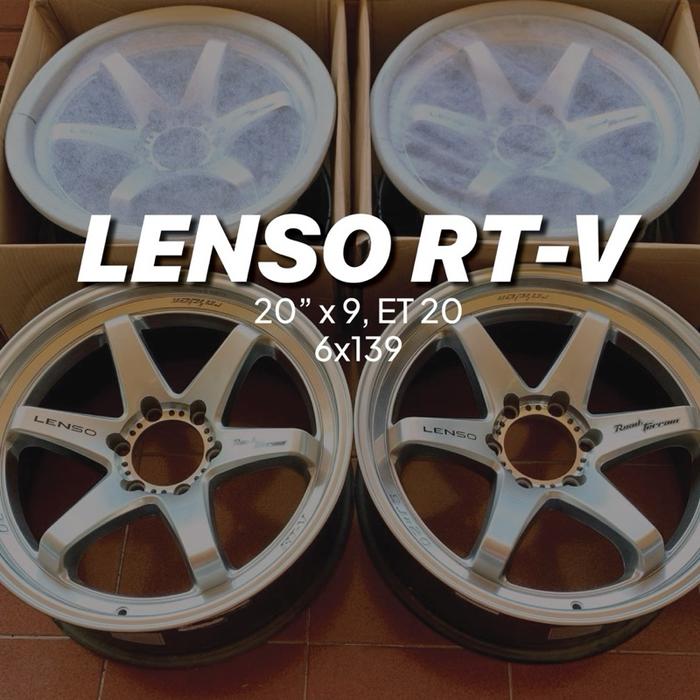 Velg Lenso Raiden RTV Ring 20 6x139 Lebar 9 ET 20 Original Thailand Ori Road Terrain R20 not Rays Vo
