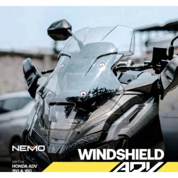 Visor Adv 160 Windshield Adv 160 Nemo Anti Patah