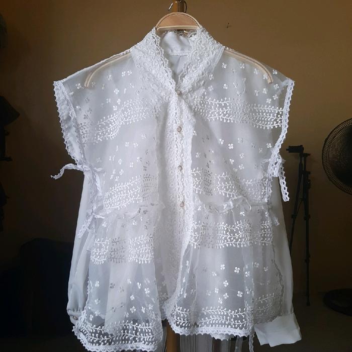 Face Blouse Korean Style Wanita Rompi