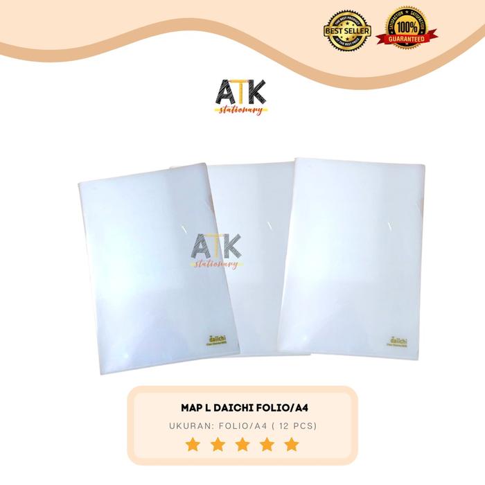 Map L ( Clear Sleeve) Daichi Ukuran Folio/A4 atk