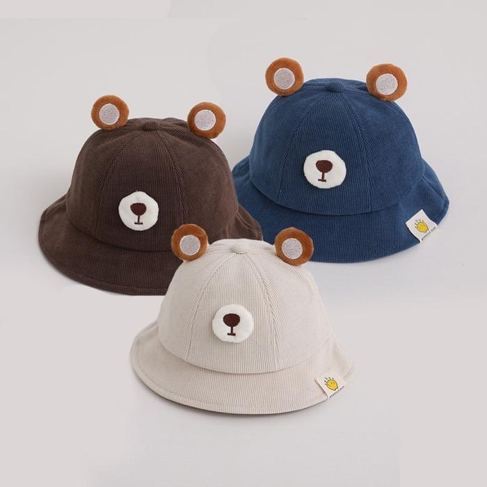 Cordy Bear Bucket Hat / Topi Bayi II Saleho ShopID