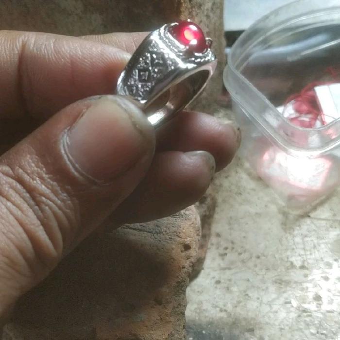 cincin batu obsidian batu obsidian