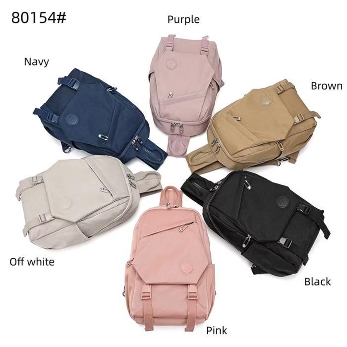 80154 - Tas Ransel Wanita Backpack Import Tas Gendong / Gemblok / Punggung Cewek Dewasa Remaja Anak