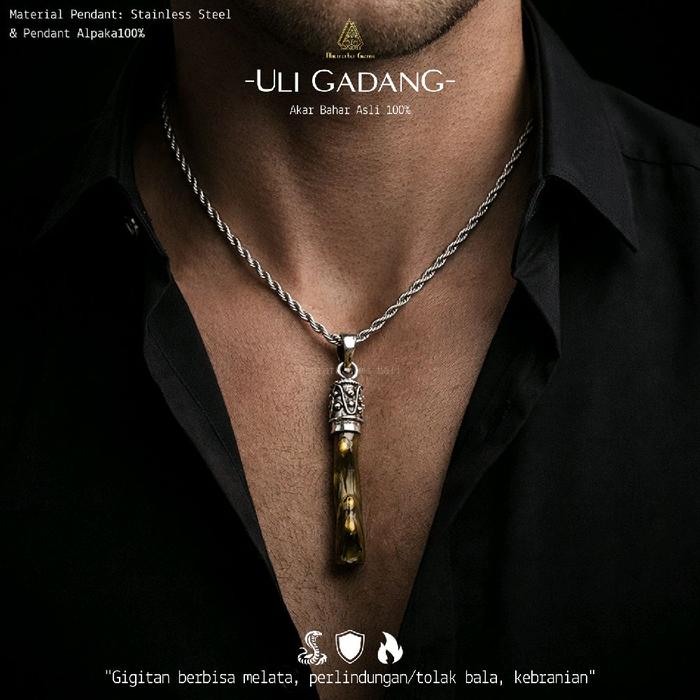 ULI GADANG MIRACLE PENDANT - KALUNG DAN LIONTIN ULI GADANG 4SLl NUSAPENIDE + LIONTIN MINY4K MERAH PV