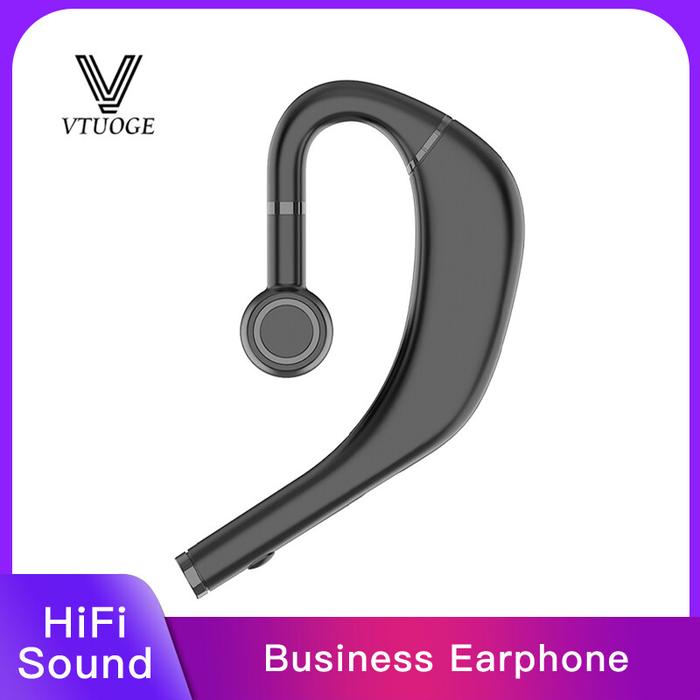 Headset Bluetooth Nirkabel dengan Mic, Headset Bluetooth Nirkabel