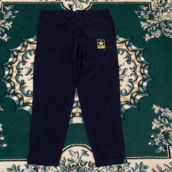 US Army APFU Army Physical Fitness Uniform Nylon Pants Hitam Size W47 LPaha30 P97 OL18 Lingkar Pingg