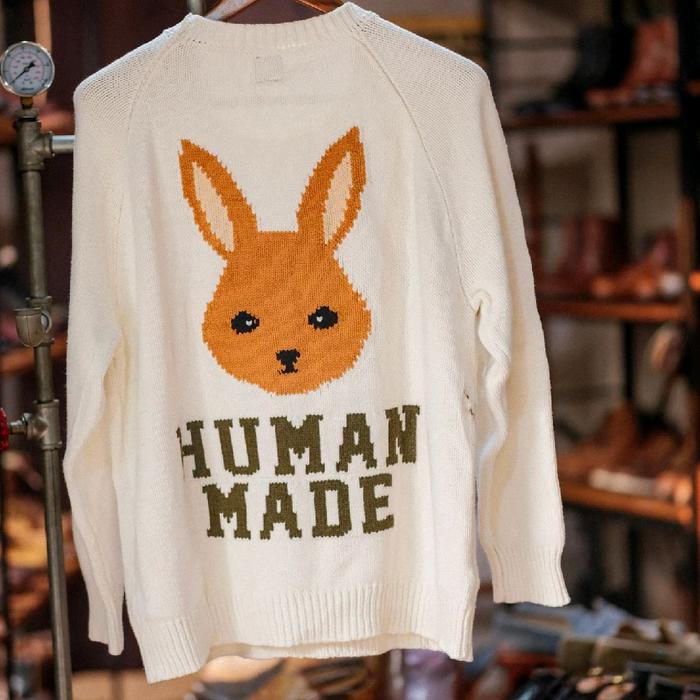 Human Made Raglan Knit Jacket Original Made in Japan