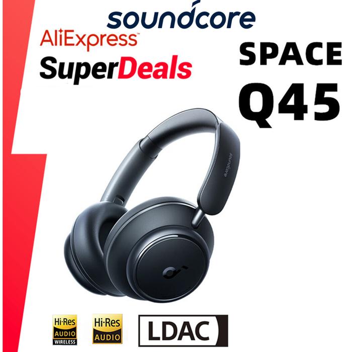 New Original Soundcore Space Q45 Wireless Bluetooth Headphones Triple